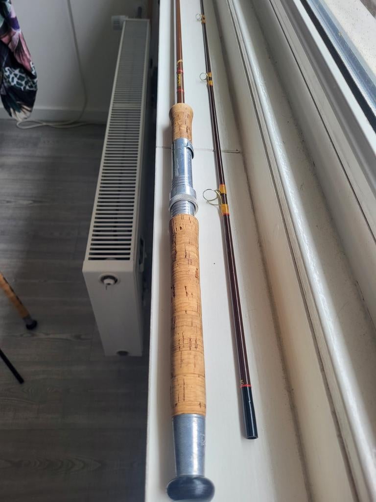 2 Hardy's Fibalite spinning., Watersport en Boten, Ophalen of Verzenden, Werphengel
