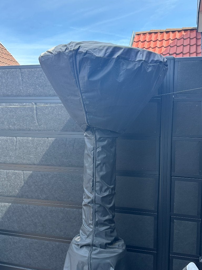 Terrasheater inc. gastank en beschermhoes, Ophalen, Gebruikt, Waterbestendig, Vloer