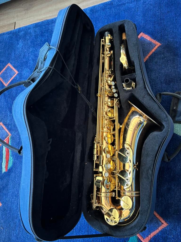 Jupiter JTS-789-RB Tenor Saxofoon, Muziek en Instrumenten, Ophalen, Gebruikt, Tenor, Met koffer
