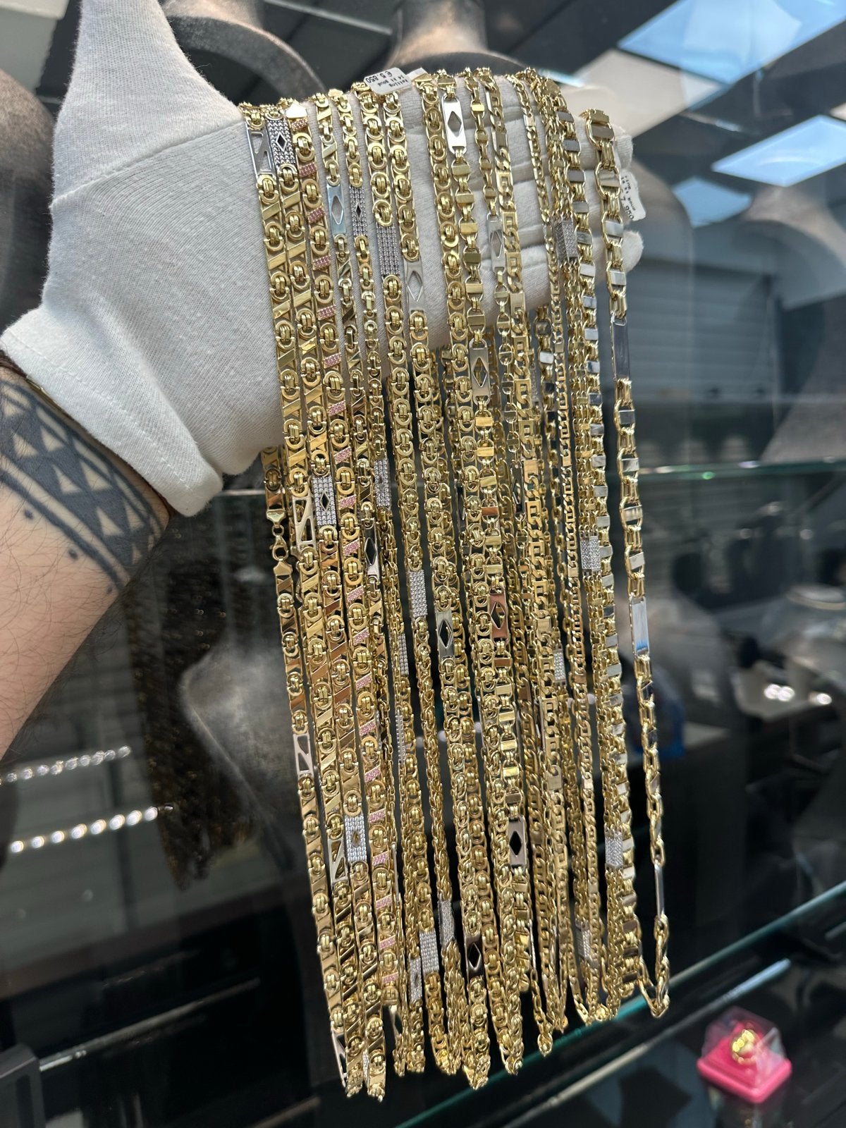 14k Gouden Kettingen - Vanaf €89 per gram!, Ophalen of Verzenden, Nieuw, Goud, Met kristal