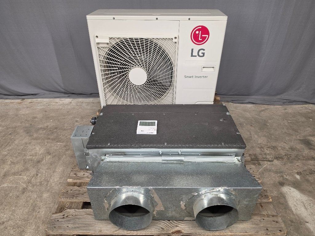 LG ABNH246HLAD airco inverter kanaalmodel 7,1 kW, Koelen en Ontvochtigen, Energieklasse A of zuiniger, 3 snelheden of meer, Ophalen of Verzenden