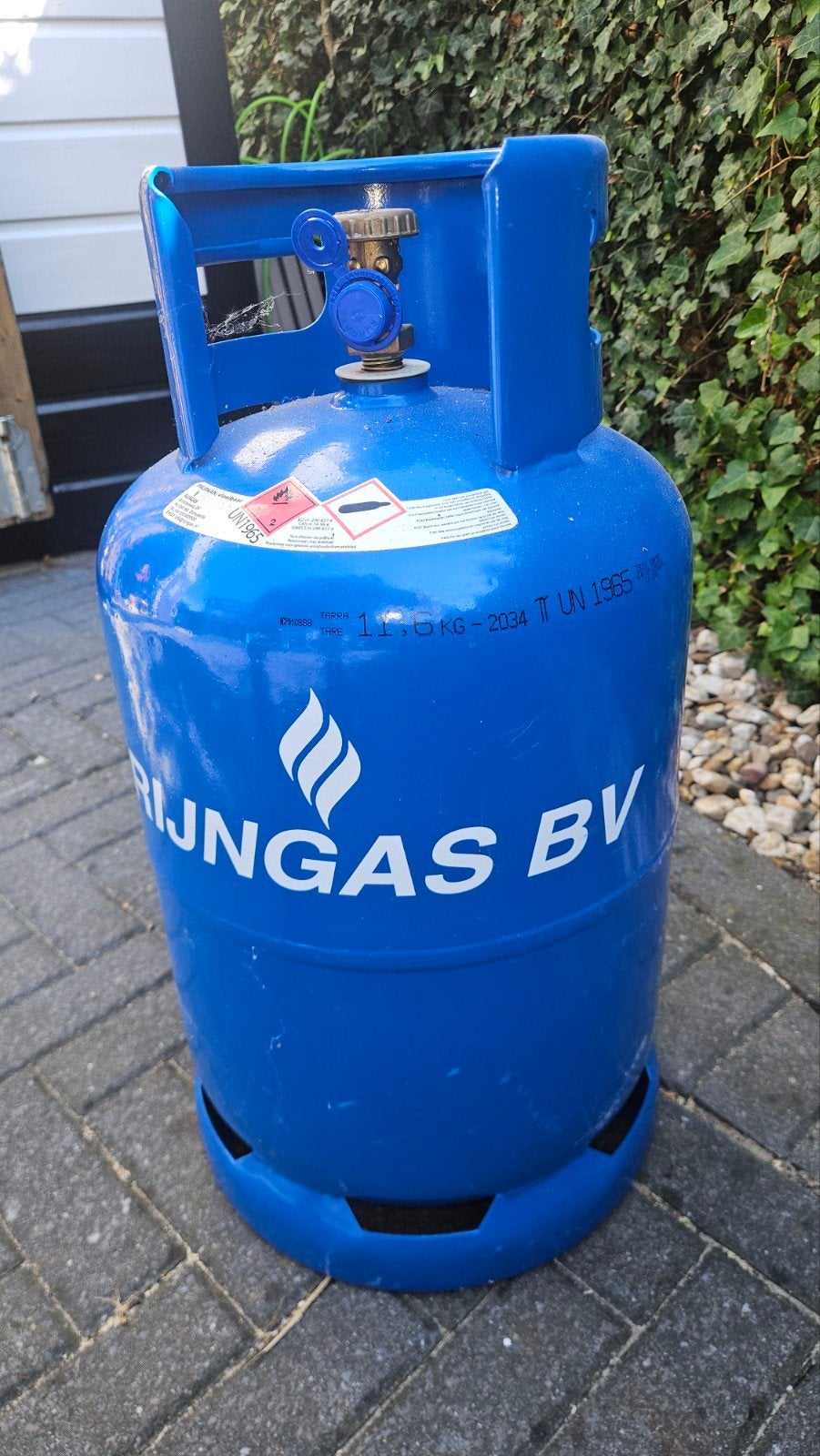 Rijngas propaan gasfles 10,5 kg (leeg), Ophalen, Nieuw