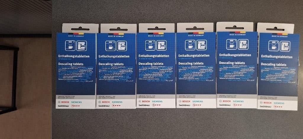 reinigingstabletten en ontkalkingstabletten koffiemachine, Reiniging en onderhoud, Nieuw, Ophalen of Verzenden, Siemens