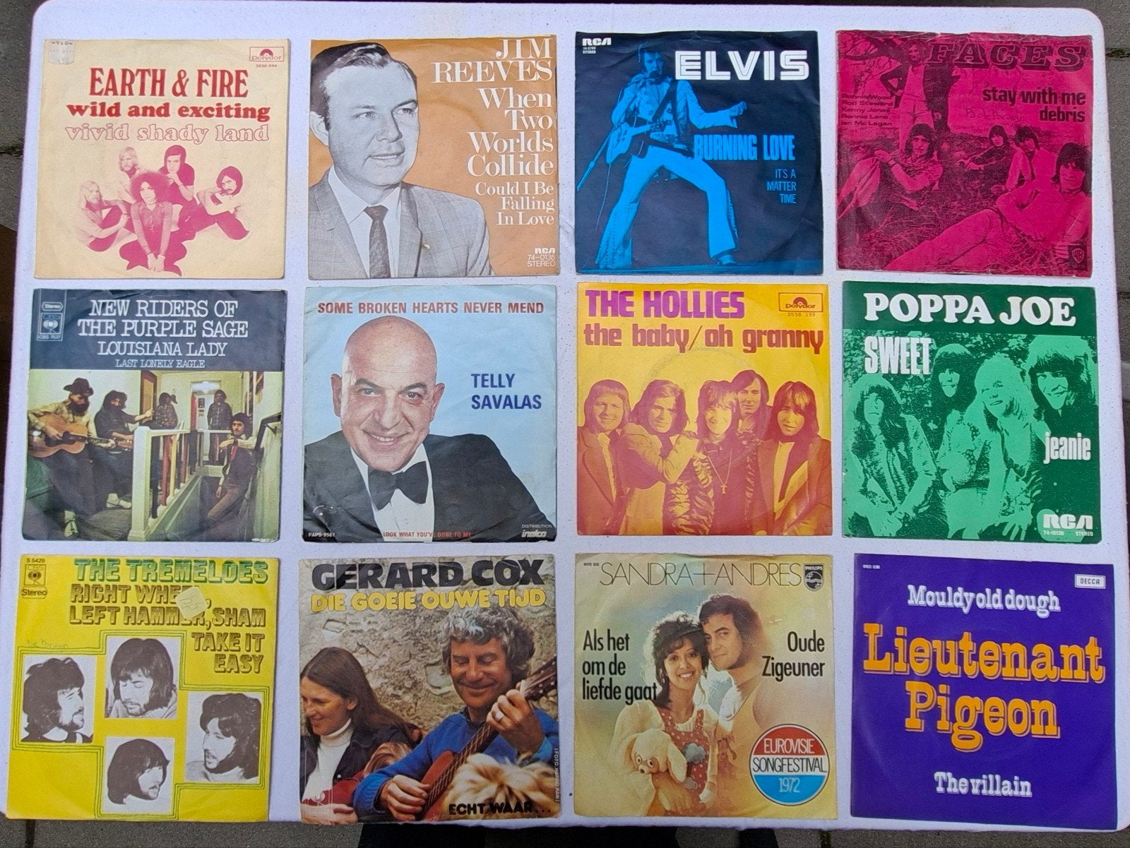 Partij vinyl: 215 Singles, 200 LP's en 7 proefpersingen, Ophalen, Gebruikt, Overige typen, Overige genres