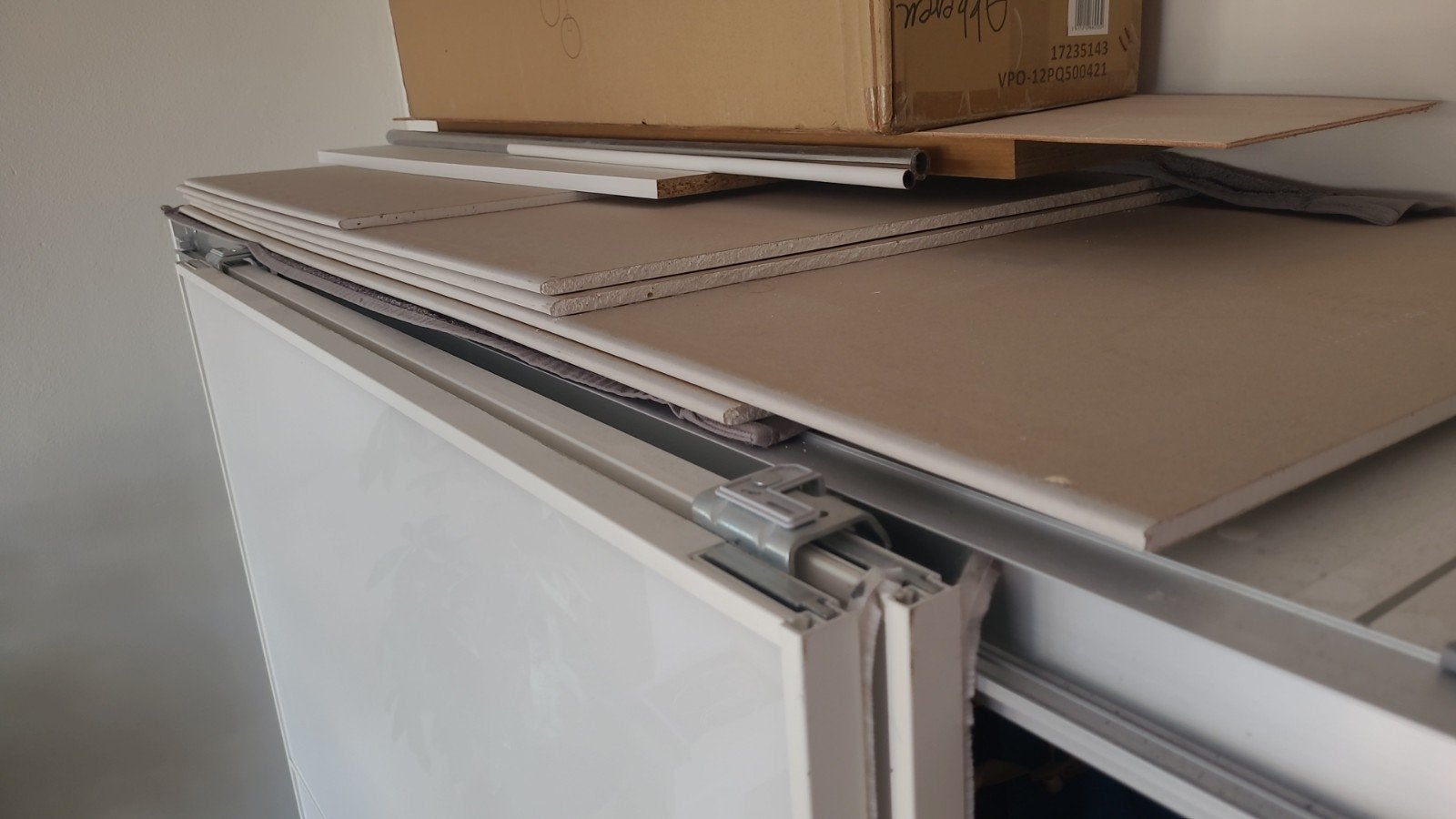 Gratis gipsplaten, Ophalen, Minder dan 25 mm, Pallet, Minder dan 200 cm