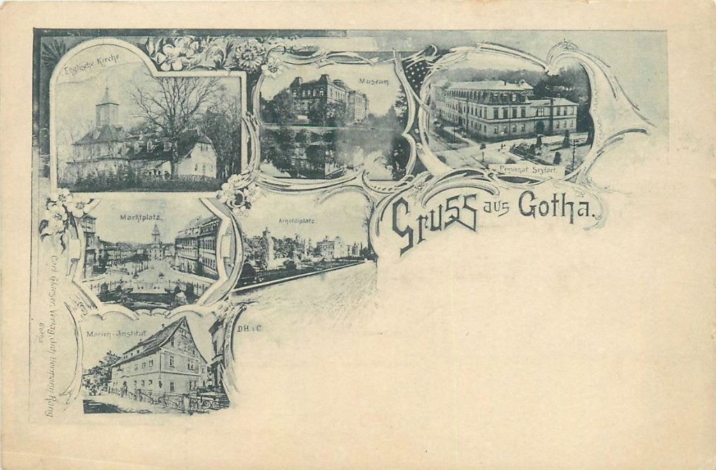 379-147-009 Gotha Litho, Ophalen of Verzenden, Voor 1920, Duitsland