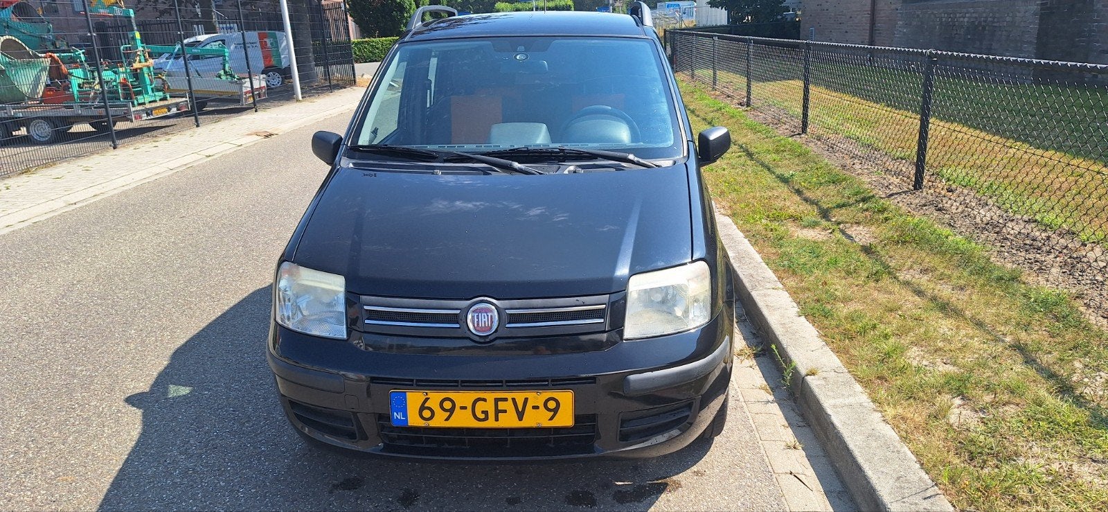 Fiat Panda 1.2 44KW 60PK 2008 Zwart, Auto's, Fiat, Voorwielaandrijving, Zwart, Origineel Nederlands, Handgeschakeld
