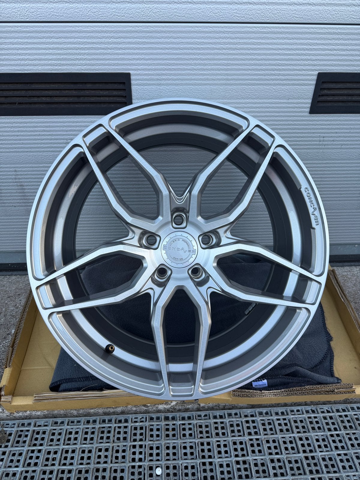 Concaver CVR3 velgen 19 inch 5x112 Brushed Titanium, Auto-onderdelen, Banden en Velgen, Ophalen of Verzenden