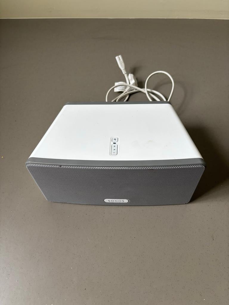 Sonos Play:3 Wit - Compacte Smart Speaker (S2), Ophalen of Verzenden, Zo goed als nieuw, Sonos, Minder dan 60 watt