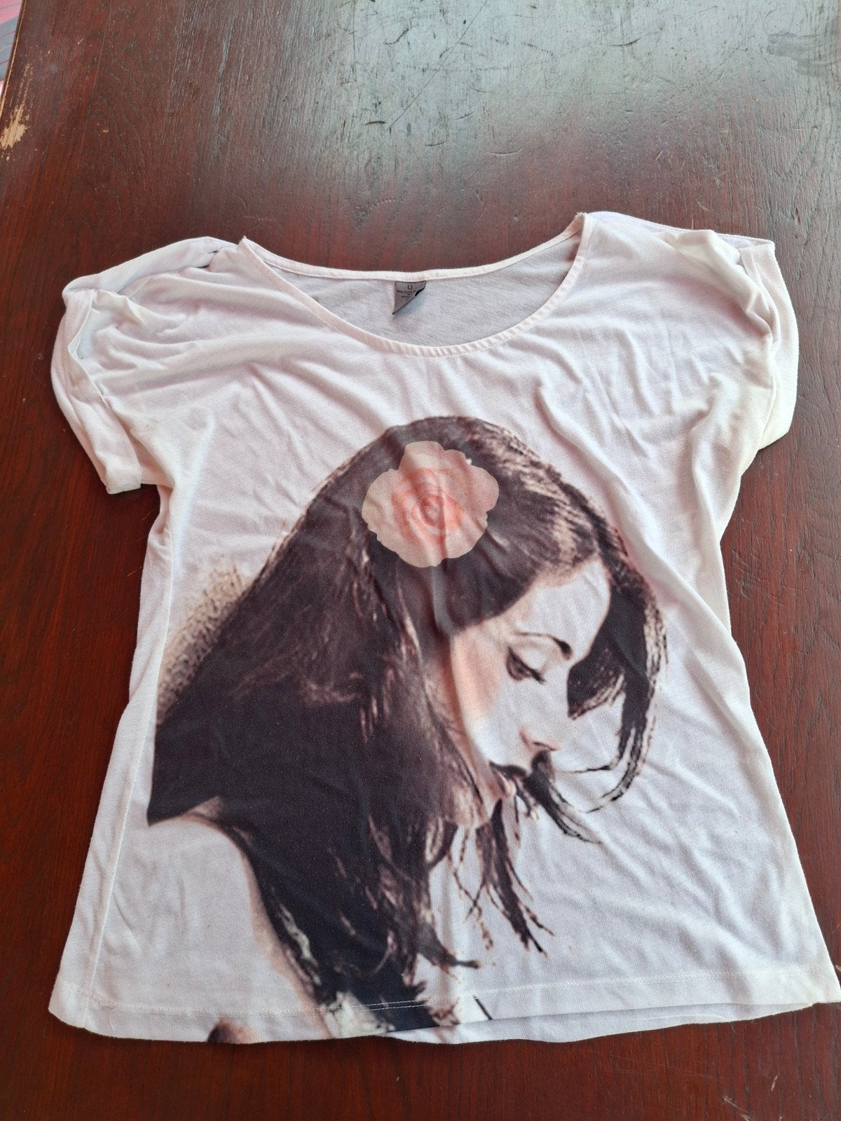 Vero Moda T-shirt M wit met grafische print, Ophalen of Verzenden