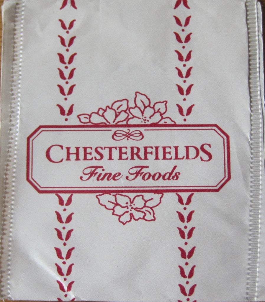 Een enkel theezakje van Chesterfields uit Engeland, Verzenden, Theezakje(s)