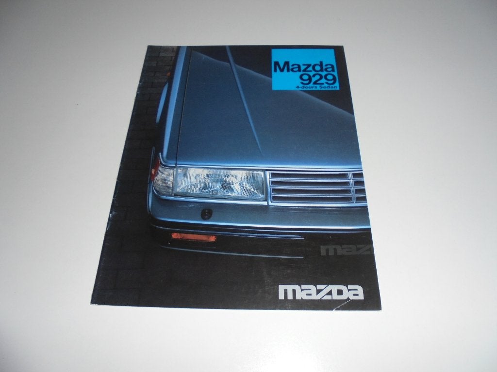 brochure Mazda 929  1985, Ophalen of Verzenden, Gelezen, Mazda