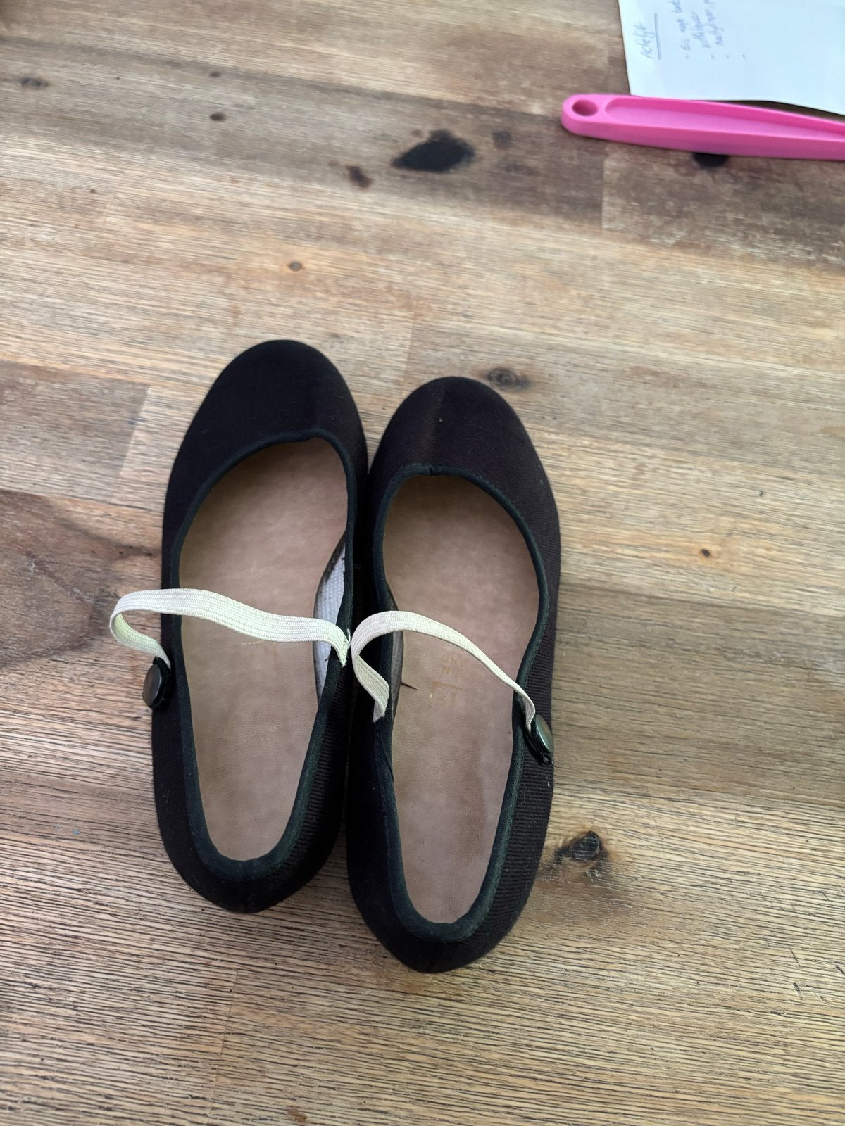 Caractere Dansschoenen Zwart maat 1,5, Ophalen of Verzenden, Gedragen, Zwart, Dansschoenen
