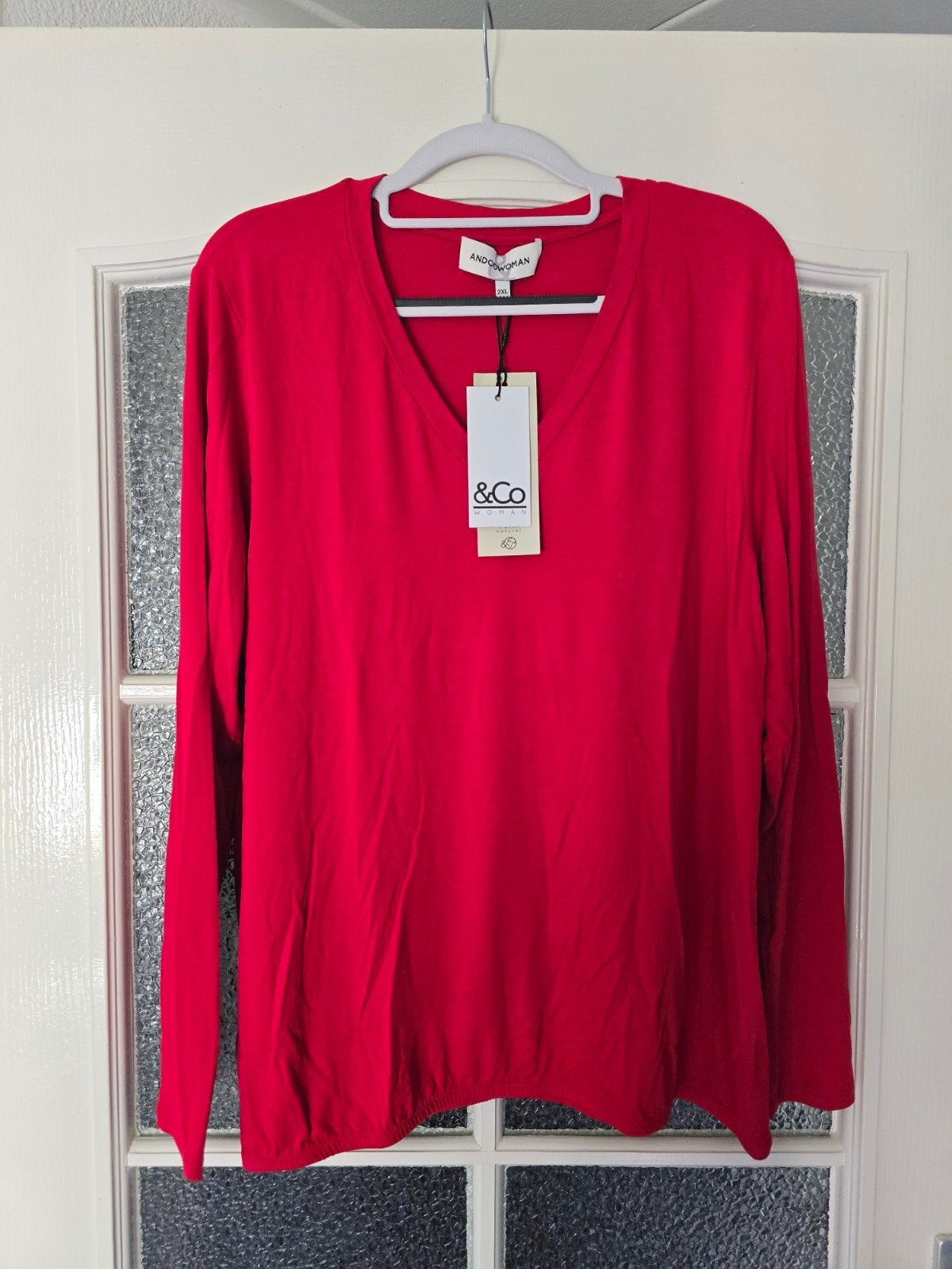 nieuw &co woman andcowoman and cowoman xxl rode blouse, Ophalen of Verzenden, Nieuw, Maat 46/48 (XL) of groter, Rood