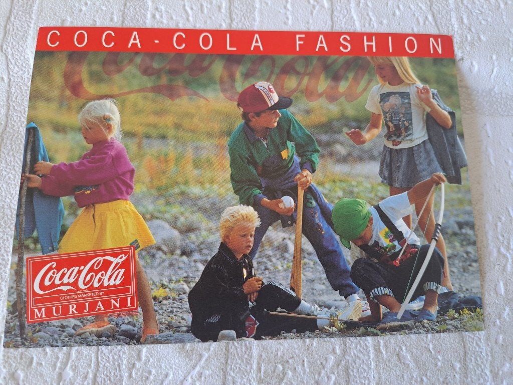 Coca-Cola Fashion Murjani Ansichtkaarten Set 1989 10 Stuks, Ophalen of Verzenden, Zo goed als nieuw, Gebruiksvoorwerp
