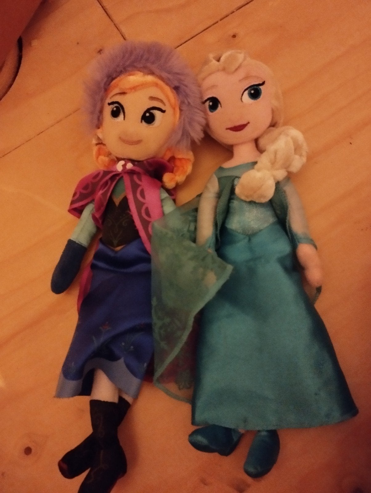 Frozen knuffels Anna en Elsa, Ophalen, Gebruikt, Overige typen