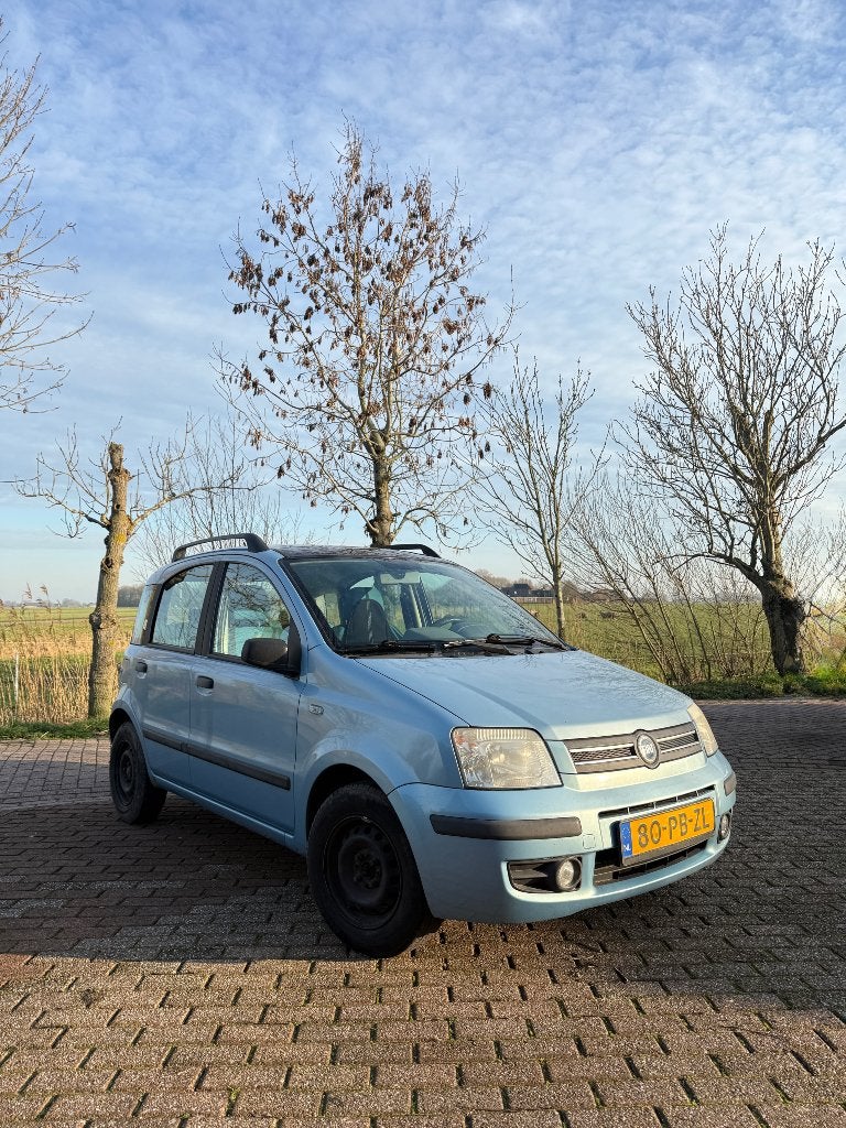NU OF NOOIT! Fiat Panda 1.2 2004 Blauw, Auto's, Fiat, Voorwielaandrijving, Stof, Origineel Nederlands, Handgeschakeld