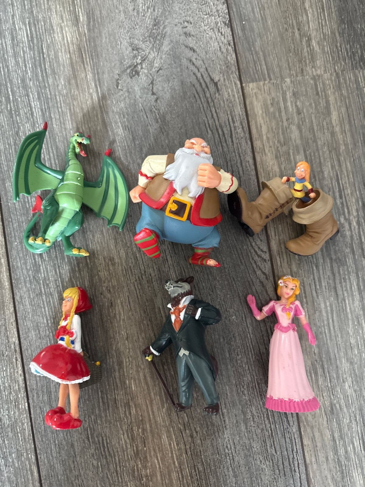 Efteling figuren set - Sprookjesbos, Verzamelen, Efteling, Ophalen of Verzenden, Gebruikt, Beeldje of Poppetje