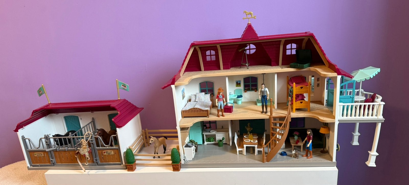 Schleich huis paarden, Ophalen, Zo goed als nieuw