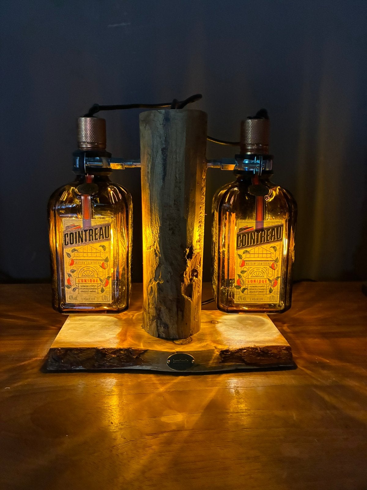 Cointreau tafellamp, Huis en Inrichting, Met schakelaar, Nieuw, Sfeerlamp, Glas