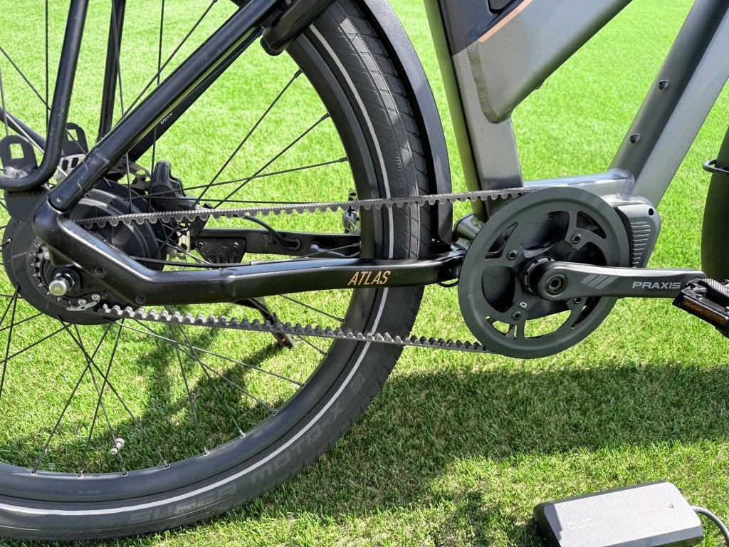 Qwic atlas elektrische herenfiets belt drive 756 wh accu, Fietsen en Brommers, Elektrische fietsen, Niet ingevuld, Qwic, Gebruikt