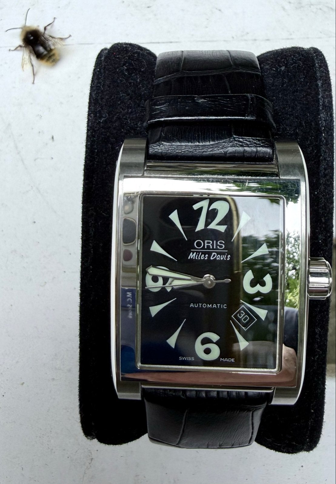 Oris Miles Davis Limited Edition 593/750 Jazz Collectie, Overige merken, Leer, Staal, Polshorloge