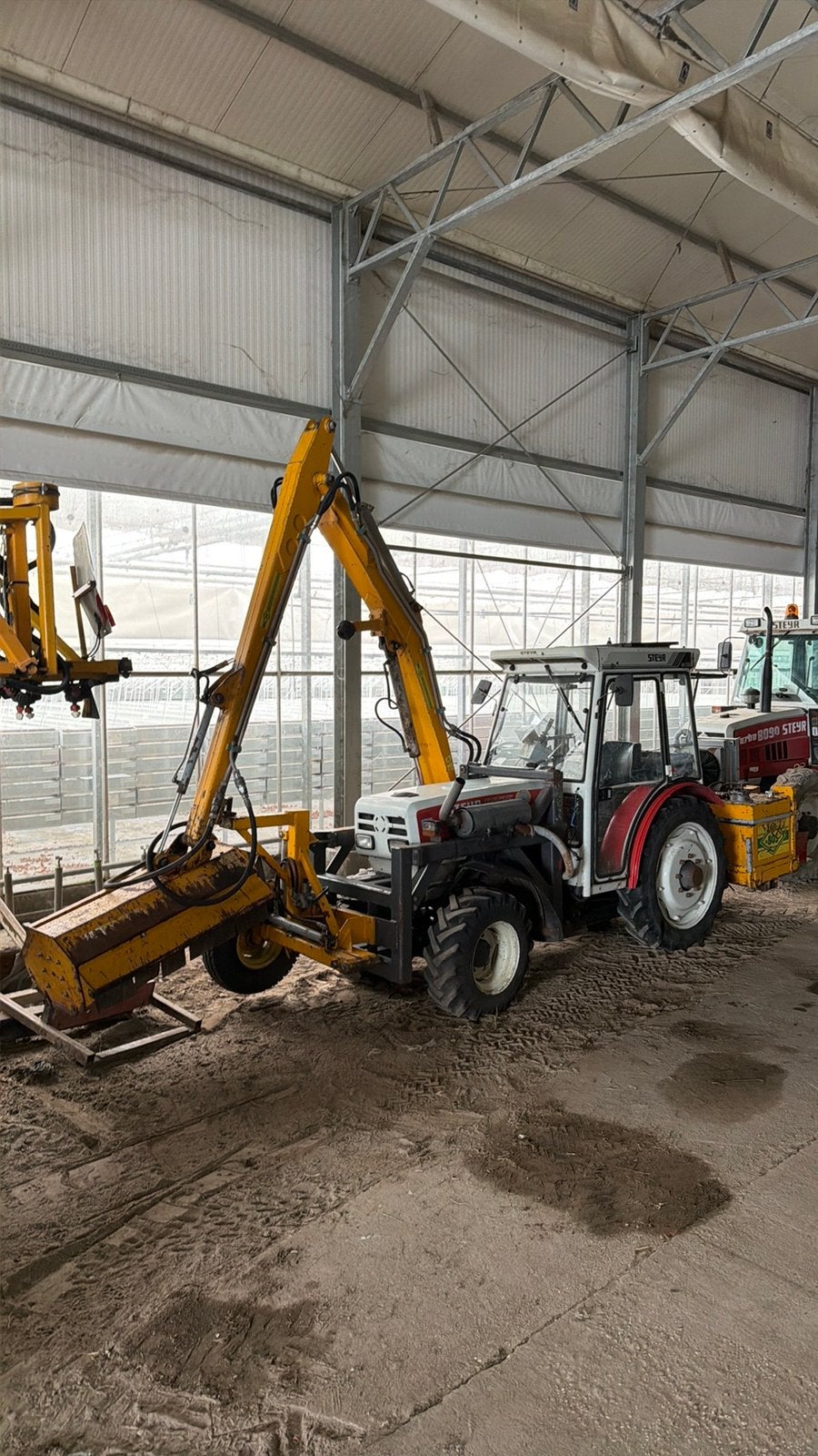 Steyr 8075 trekker met of zonder bos maaiarm, Gebruikt, Tot 2500, Steyr, Ophalen of Verzenden