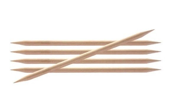 KnitPro Basix Beech Sokkennaalden 20 cm, Hobby en Vrije tijd, Breien en Haken, Naald, De Bondt, Nieuw, Ophalen of Verzenden