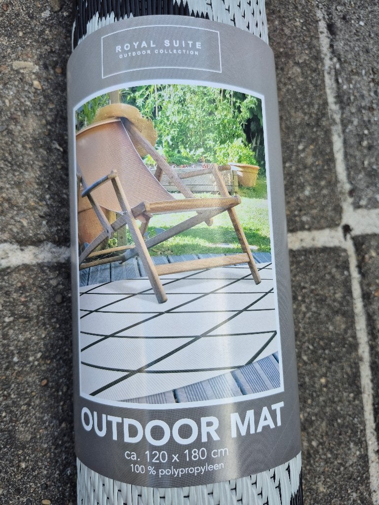 Buiten vloerkleed  120x180cm, Ophalen, Nieuw