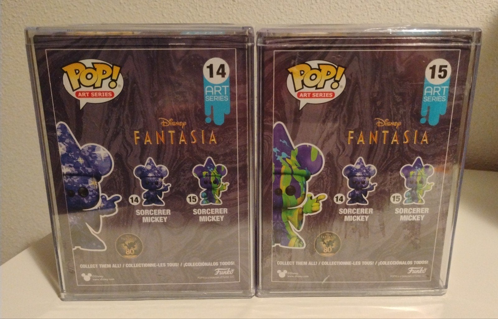 2x Funko Pop Art Series - Disney Fantasia - Sorcerer Mickey, Ophalen of Verzenden, Nieuw