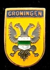 Groningen wapen speld 1, Ophalen of Verzenden, Nieuw, Stad of Land, Speldje of Pin