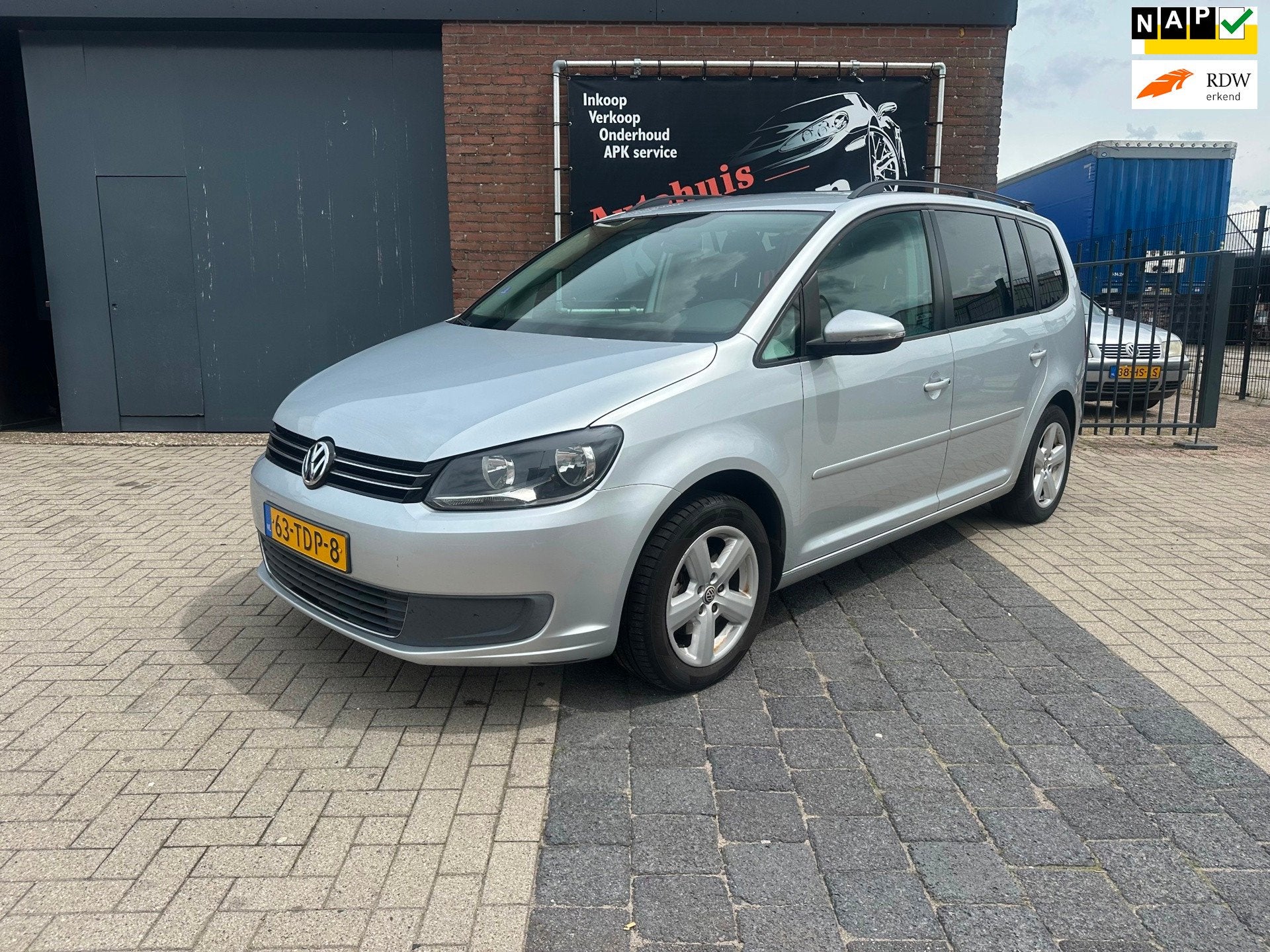 Volkswagen Touran 1.2 TSI Comfortline BlueMotion, Auto's, Volkswagen, Euro 5, Gebruikt, Zwart, 4 cilinders