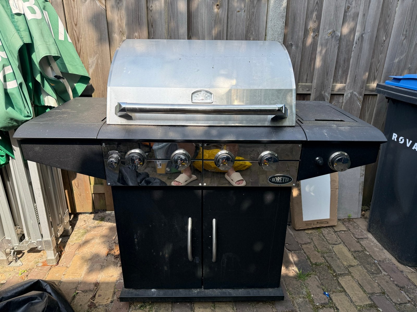 Boretti gasbarbecue met infraroodbrander, Ophalen, Gebruikt