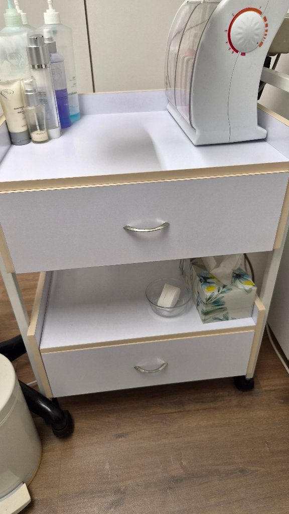 Tafeltje schoonheidssalon incl. lamp, Ophalen, Gebruikt, Overige typen