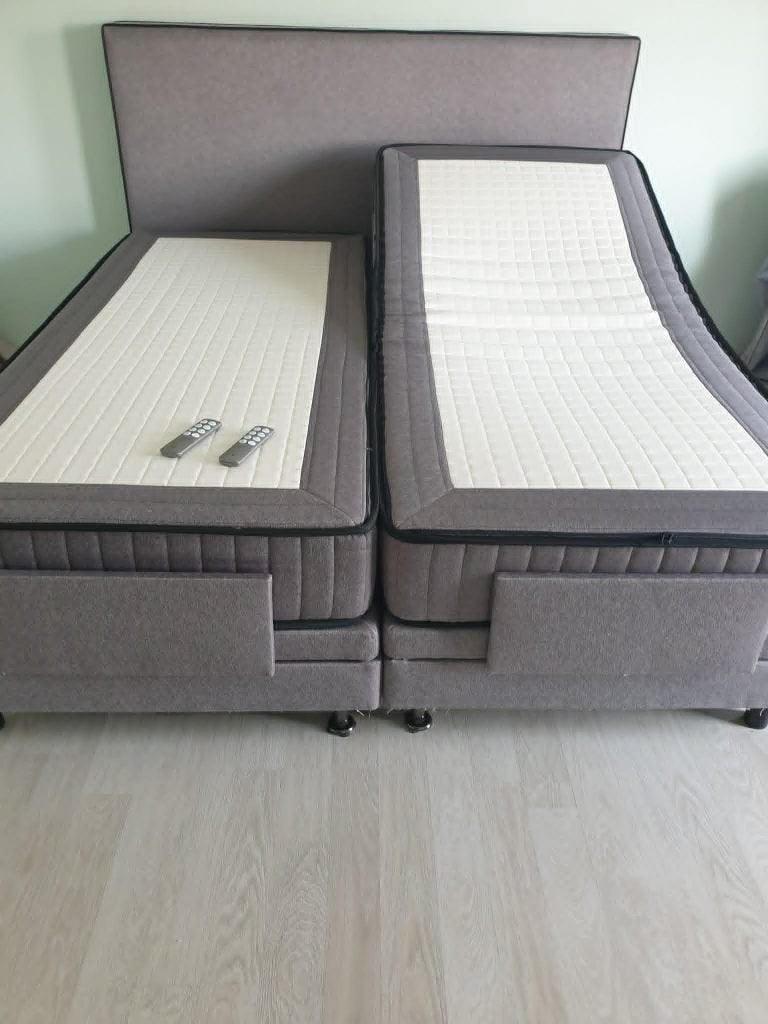 PARTIJ VAN 25 BOXSPRING BEDDEN TE KOOP – ZEER GOEDE STAAT!, Ophalen of Verzenden, Eenpersoons, Hout, 90 cm