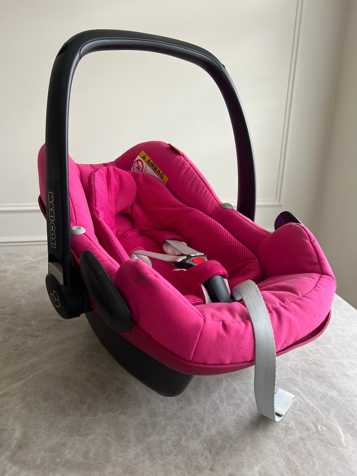 Maxicosi pebble plus met zonnekap, Ophalen, 0 t/m 13 kg, Maxi-Cosi, Gebruikt