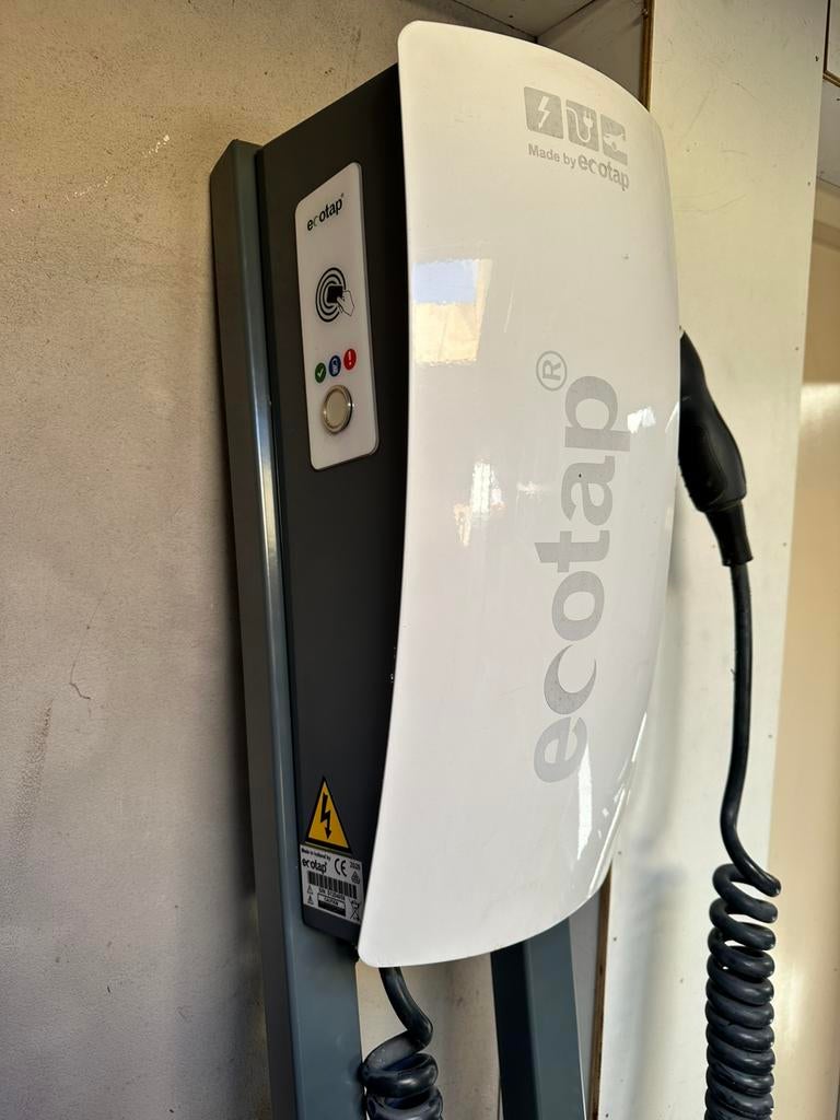 Ecotap laadpaal + loadbalancer (0-32A) + aardlekautomaat, Ophalen, Zo goed als nieuw, Laadpaal