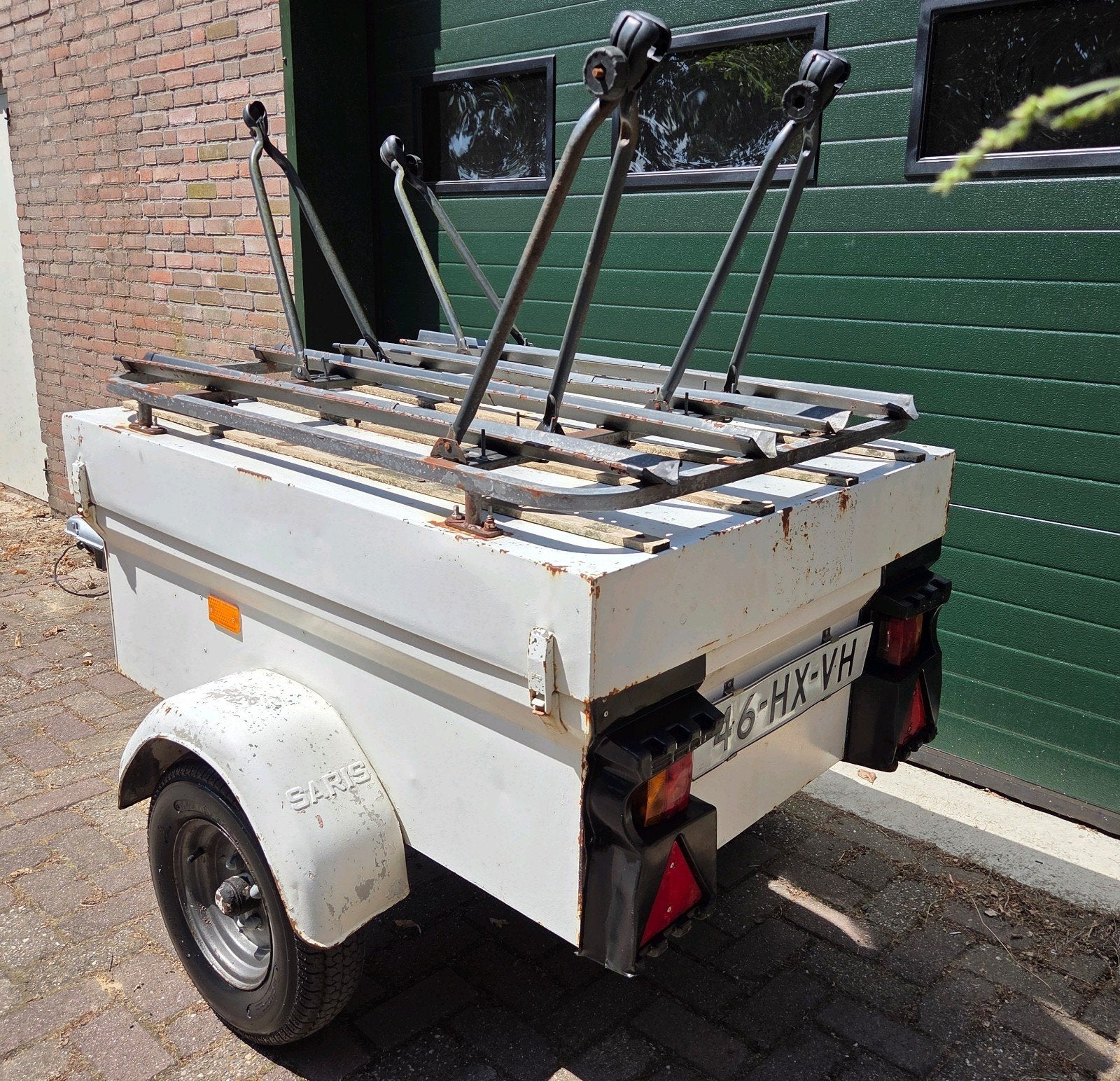 SARIS Bagagewagen | Fietsendrager, Auto diversen, Aanhangers en Bagagewagens, Ophalen, Gebruikt