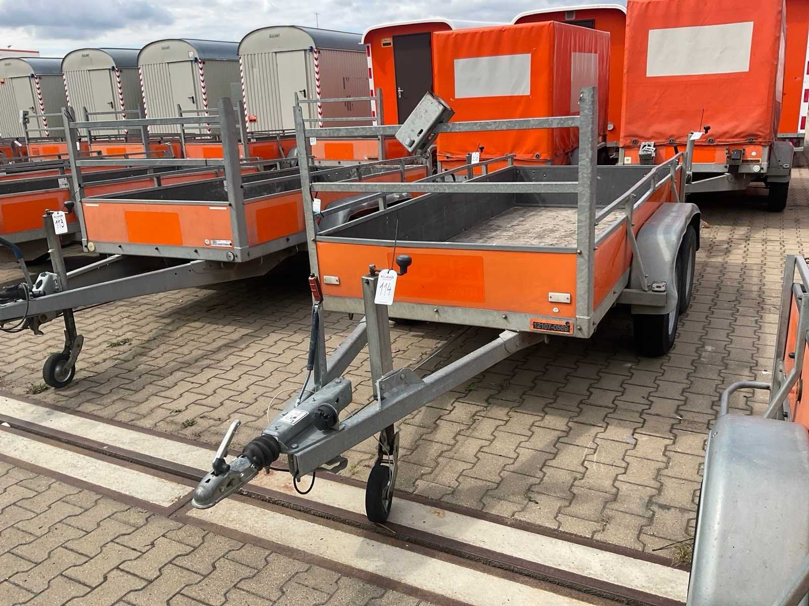 2020 Atec EB2 2-1 Dubbelas aanhangwagen, Auto diversen, Aanhangers en Bagagewagens, Gebruikt