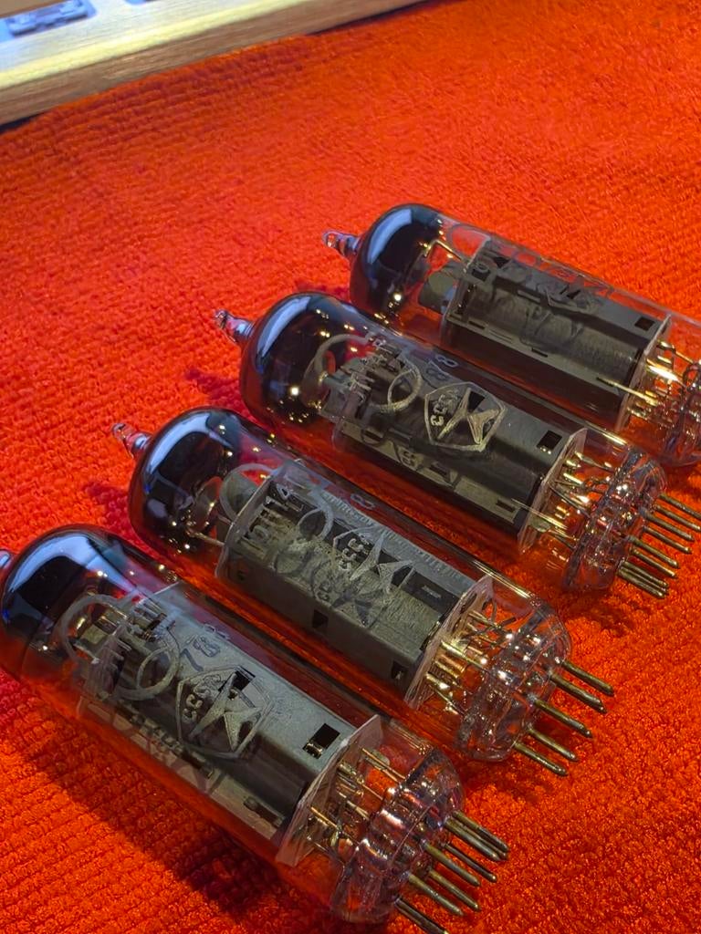 Matched Quad Relector EL84 6P14P Buizen uit de Sovjetunie, Ophalen of Verzenden