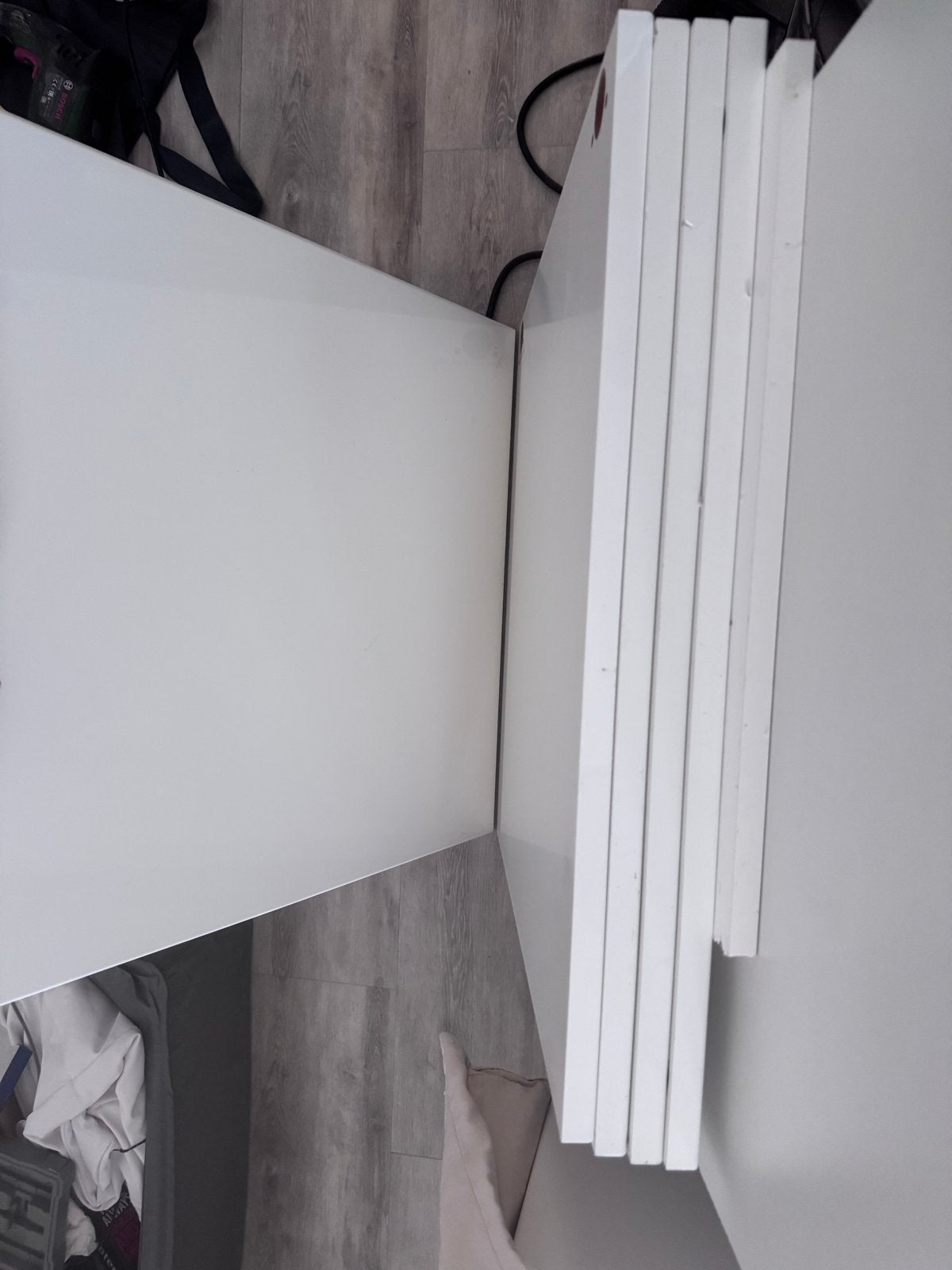 Ringhult hoogglans wit ladefronten 60x40 cm (6 stuks), Ophalen, Gebruikt, Wit, 50 tot 100 cm
