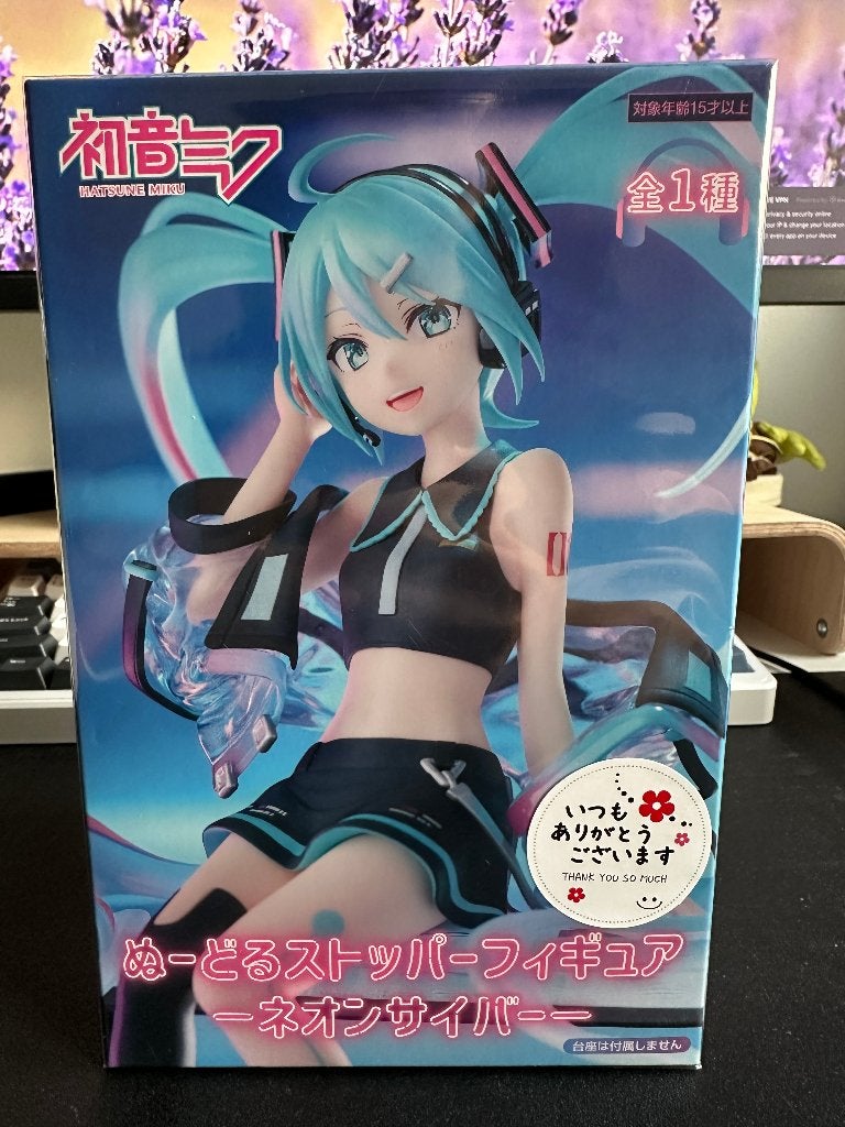 Vocaloid - Hatsune Miku Neon Cyber Noodle Stopper Figure, Verzenden, Nieuw