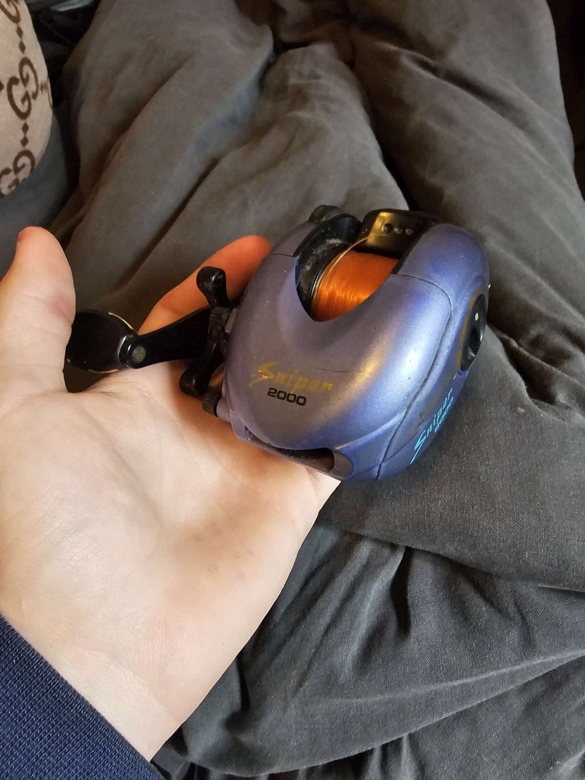 Mooie Baitcaster Sniper 2000 - Weinig gebruikt, top conditie, Ophalen of Verzenden, Zo goed als nieuw, Molen