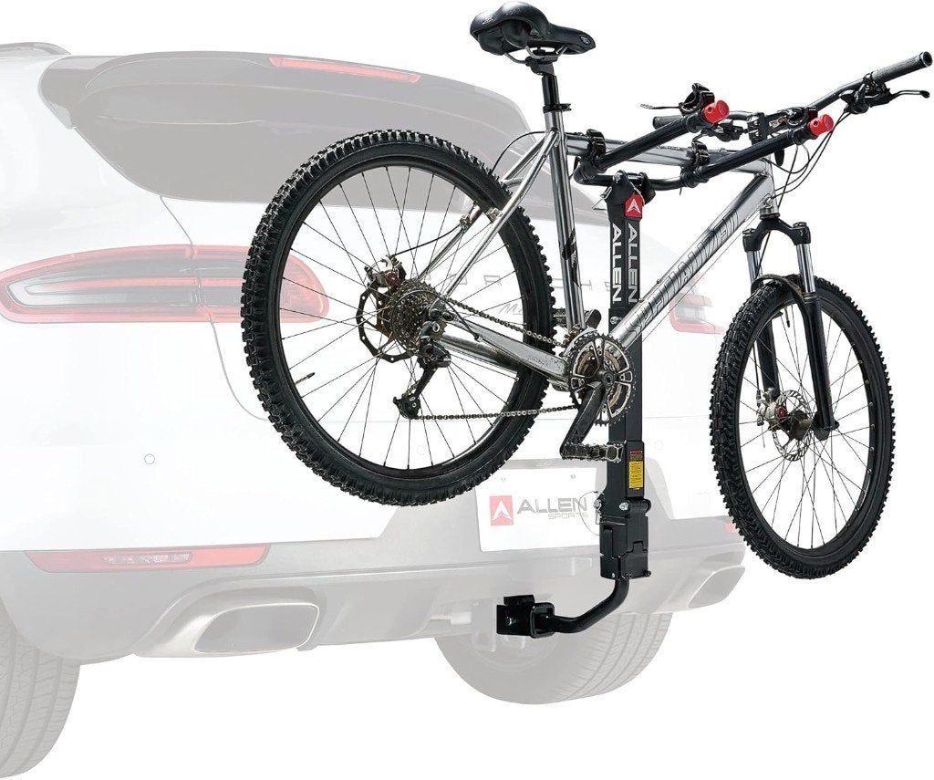 Allen Sports Deluxe 2-fietsendrager voor trekhaak, Ophalen, Brede banden, Zo goed als nieuw, 2 fietsen