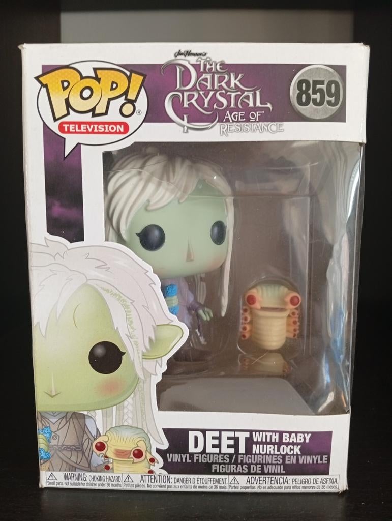 Funko Pop! Deet with Baby Nurlock - The Dark Crystal #859, Ophalen of Verzenden, Zo goed als nieuw