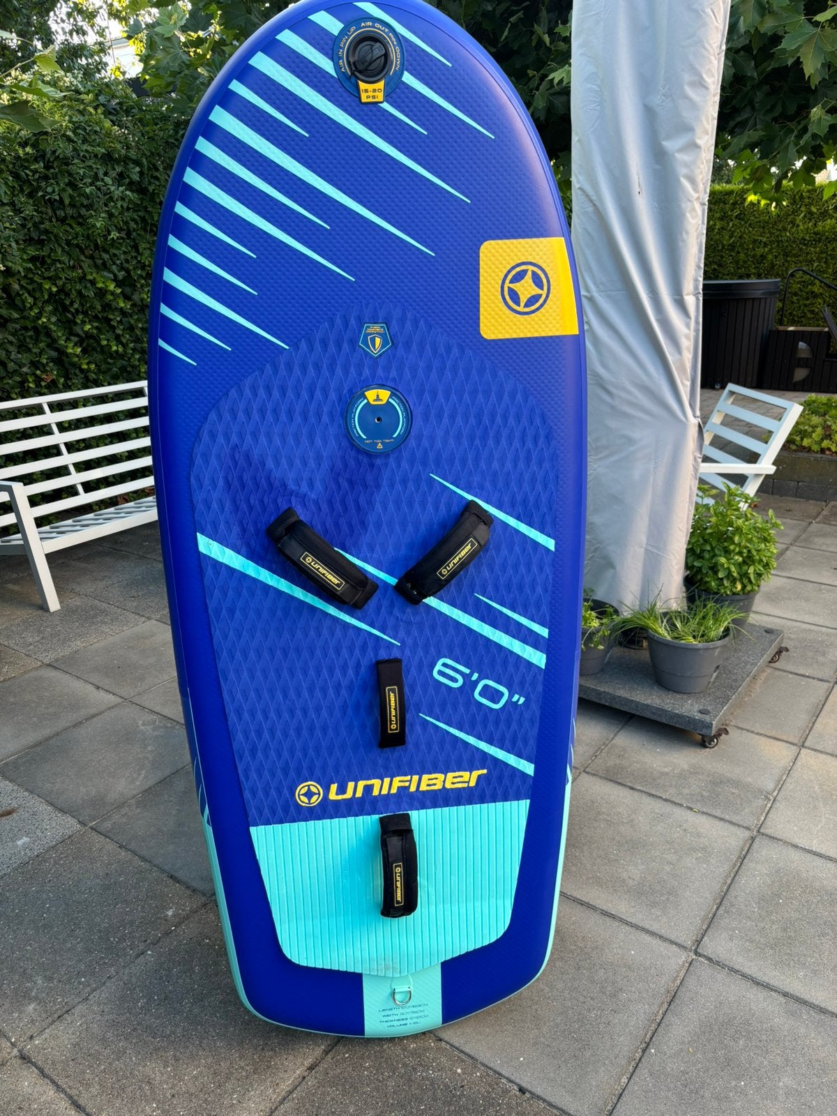 Opblaasbaar Wingboard Unifiber 145 liter, Ophalen, Zo goed als nieuw, Wingsurf-board
