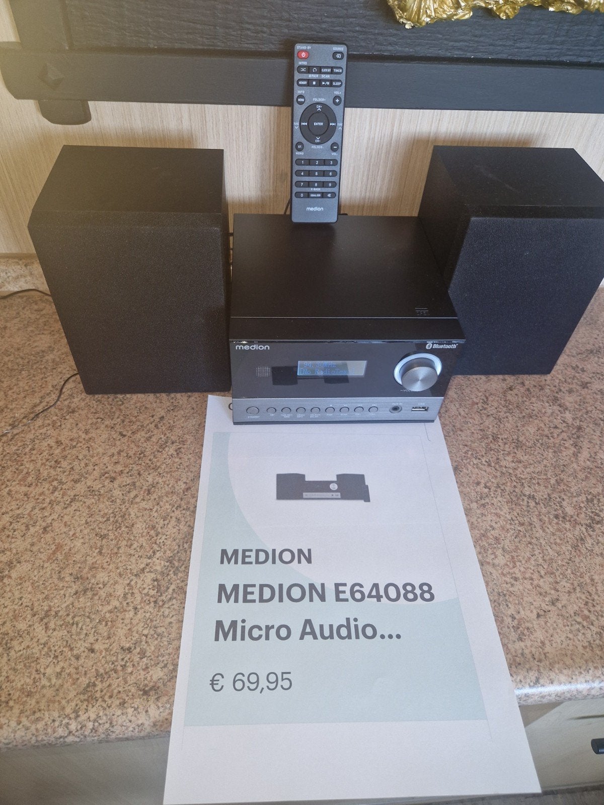 Medion E64088 Micro Audio Systeem met Bluetooth, Overige merken, Microset, Ophalen of Verzenden, Zo goed als nieuw
