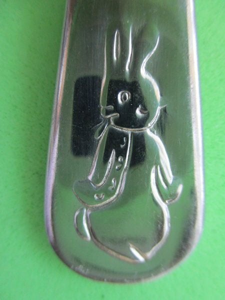 (KB5505) Kinderbestek Beatrix Potter grote lepel, Kinderen en Baby's, Ophalen of Verzenden, Gebruikt