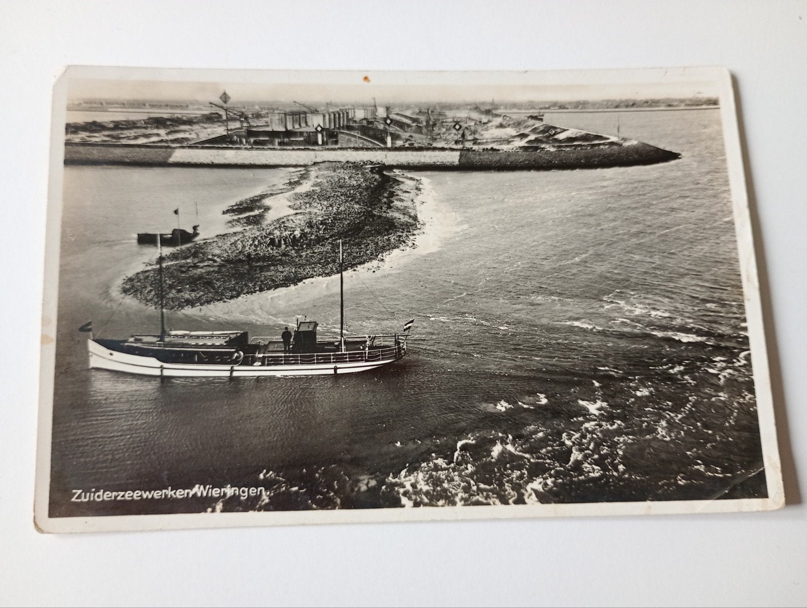 Wieringen Zuiderzeewerken 1932, Ophalen of Verzenden, 1920 tot 1940, Gelopen, Noord-Holland