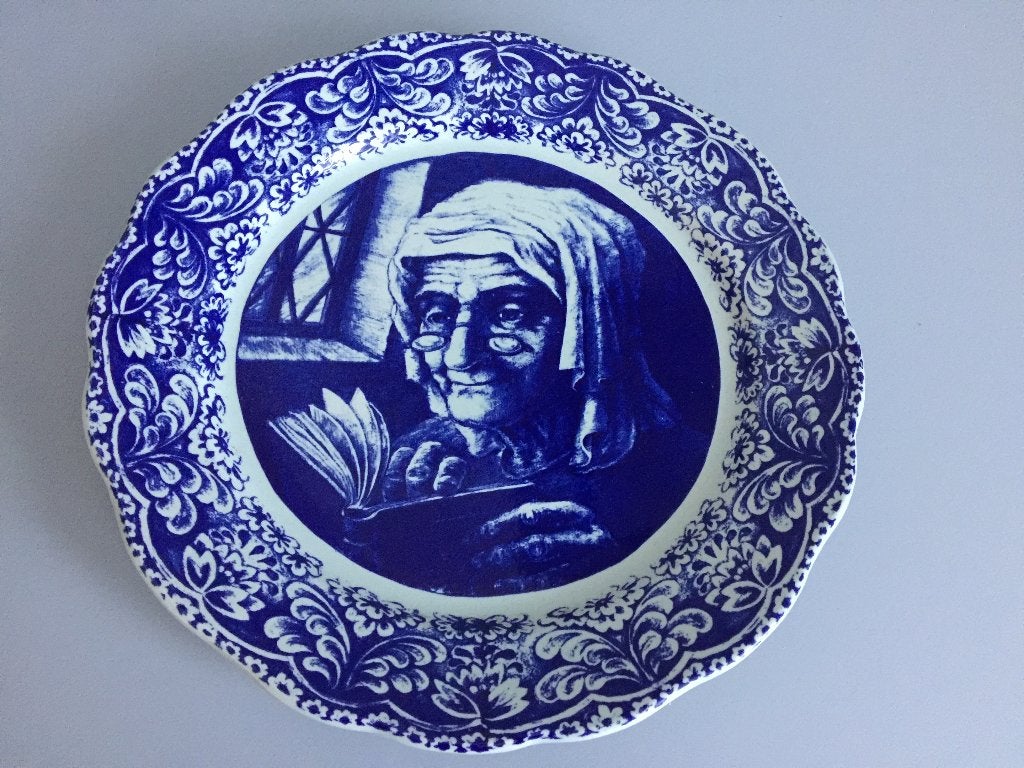 Mooi delfts blauw bord, Ophalen